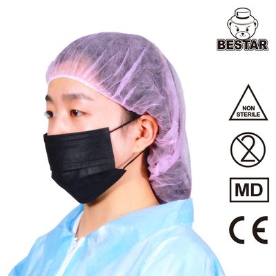 EN14683 type I 3 het Maskersoorten van het Vouw Beschikbare Gezicht voor Medische Chirurgisch 