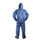 Niet-geweven Blauwe Beschikbare Medische Overtrekkenschilders Jumpsuit met Hood Zipper